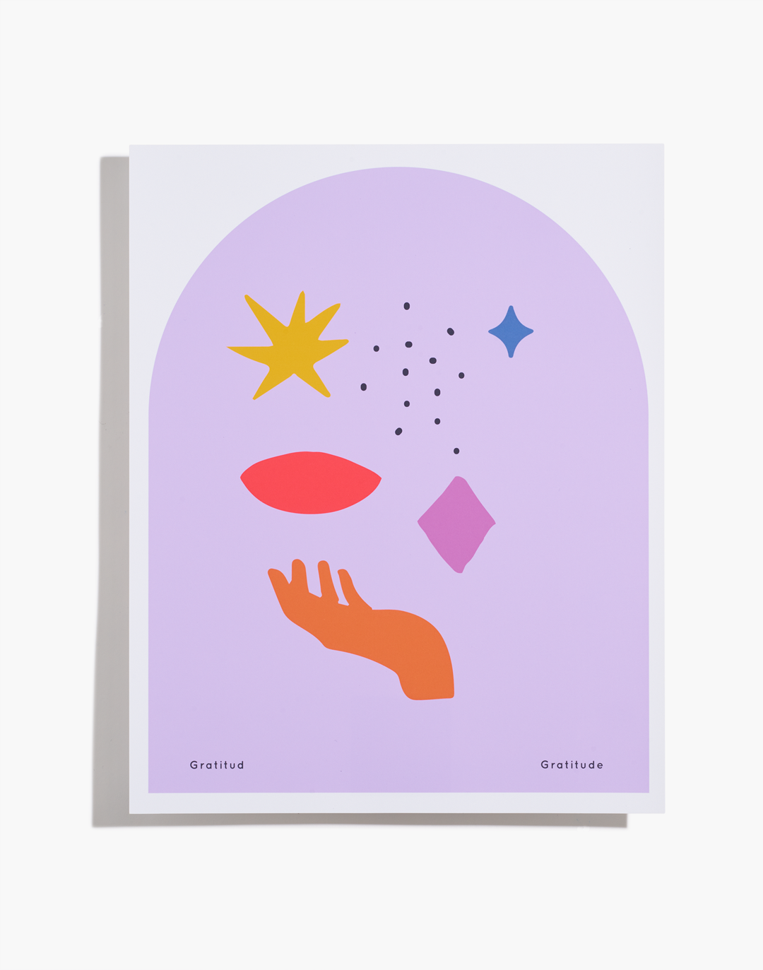 Good Intentions. Gratitude Art Print. Full Color Edition