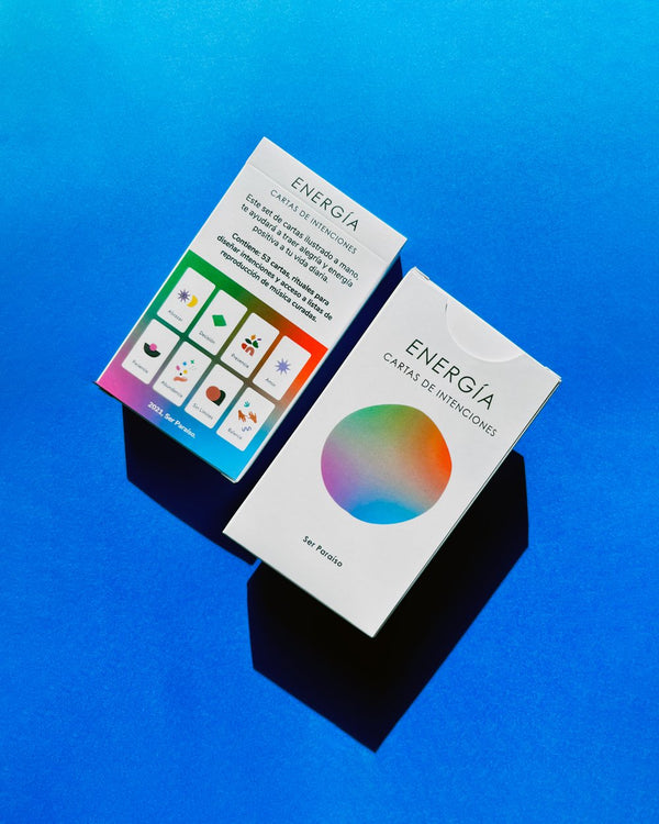 Energía Intention Card Deck. Spanish Edition
