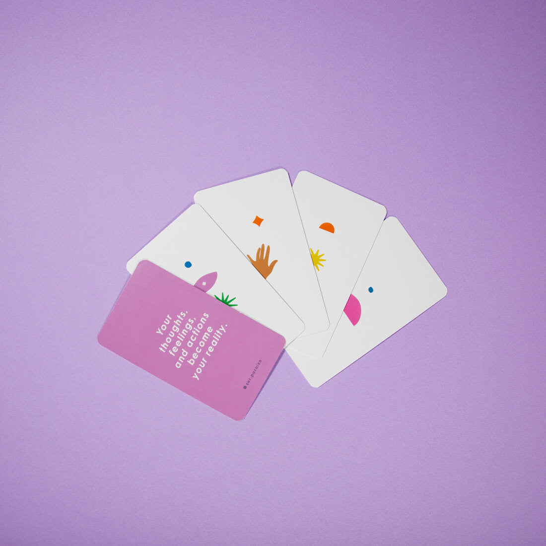 Energía. Intention Card Deck. English Edition